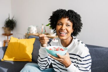 Healthy breakfast in Wisconsin at Icki Sticki café