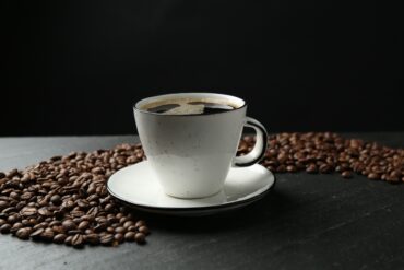 types of espresso drinks including latte cappuccino macchiato and americano on a café coffee menu